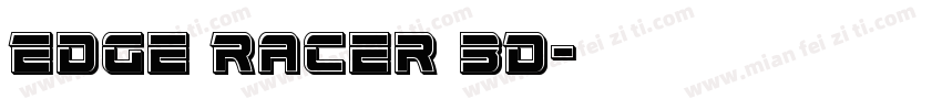 Edge Racer 3D字体转换